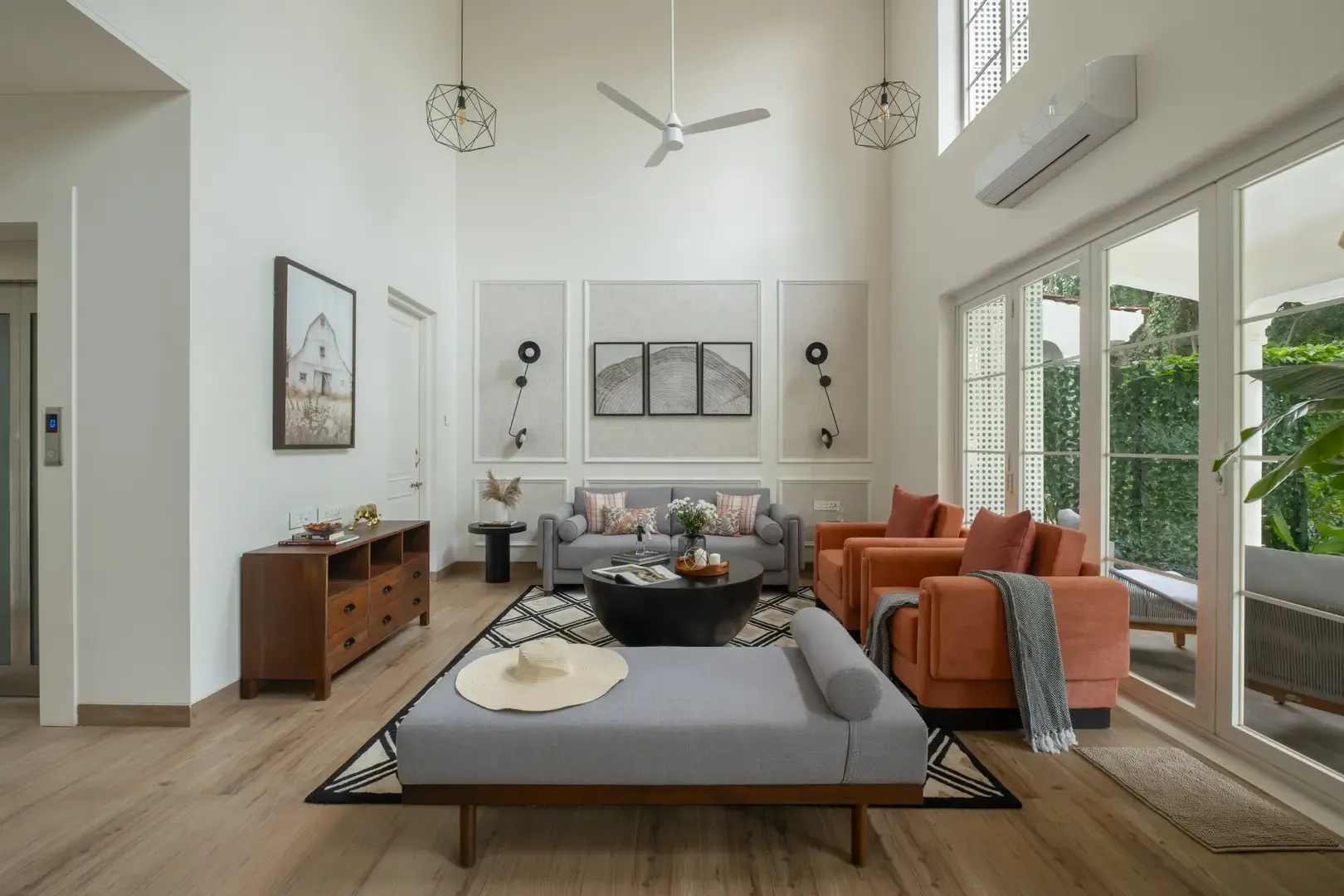 Living Room | Alvora Villa 1B, Goa
