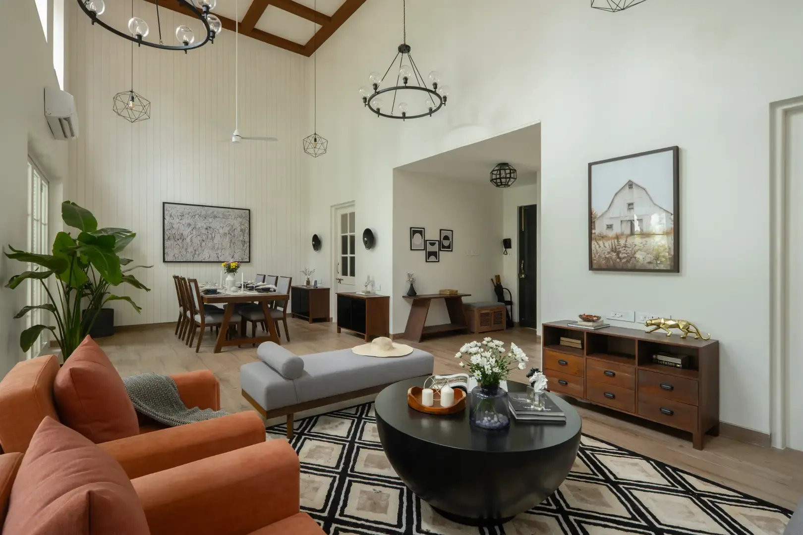 Living Room | Alvora Villa 1B, Goa