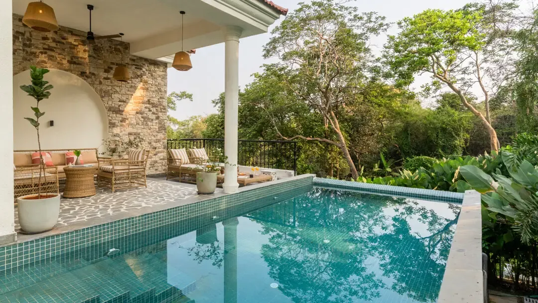Poolside Area | Amalia Villa 5 | Goa