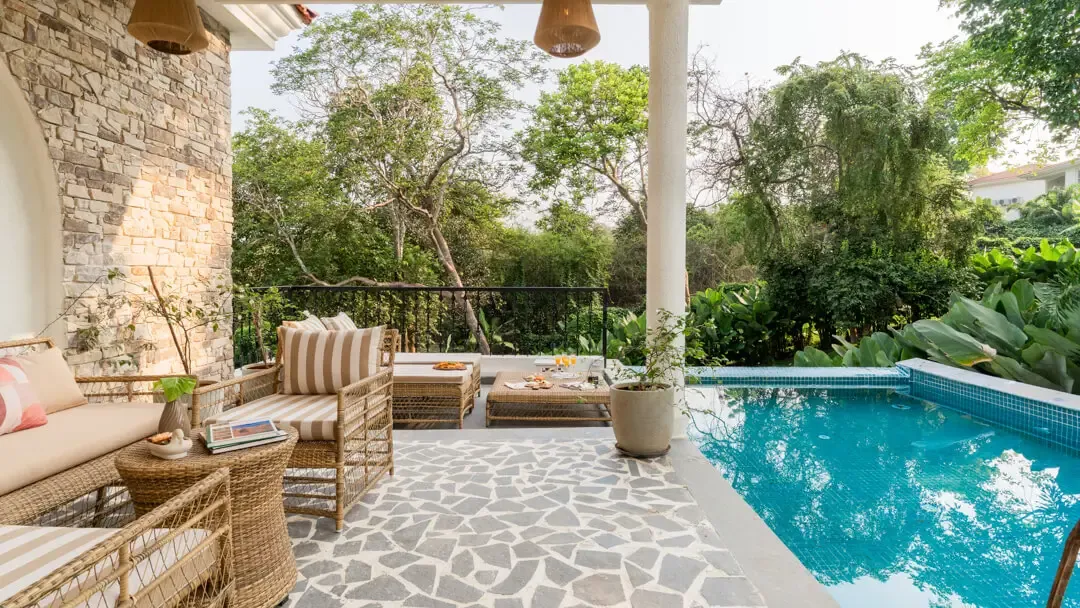 Poolside Lounging | Amalia Villa 5 | Goa