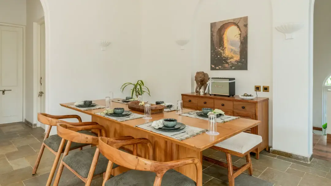 Dining Area | Amalia Villa 5 | Goa