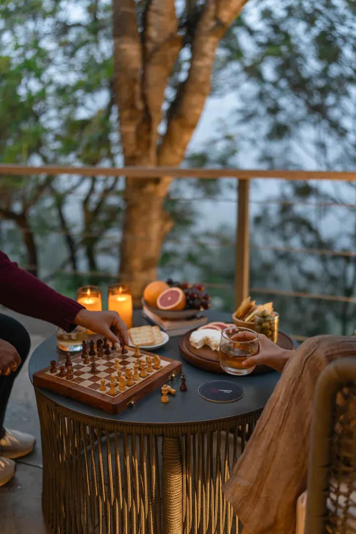 Evening Balcony Setup | Live on Mountains | Villa 11A by Amani Villas 