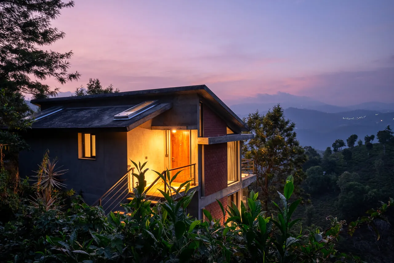 Facade Night | Amani Villas - Coonoor