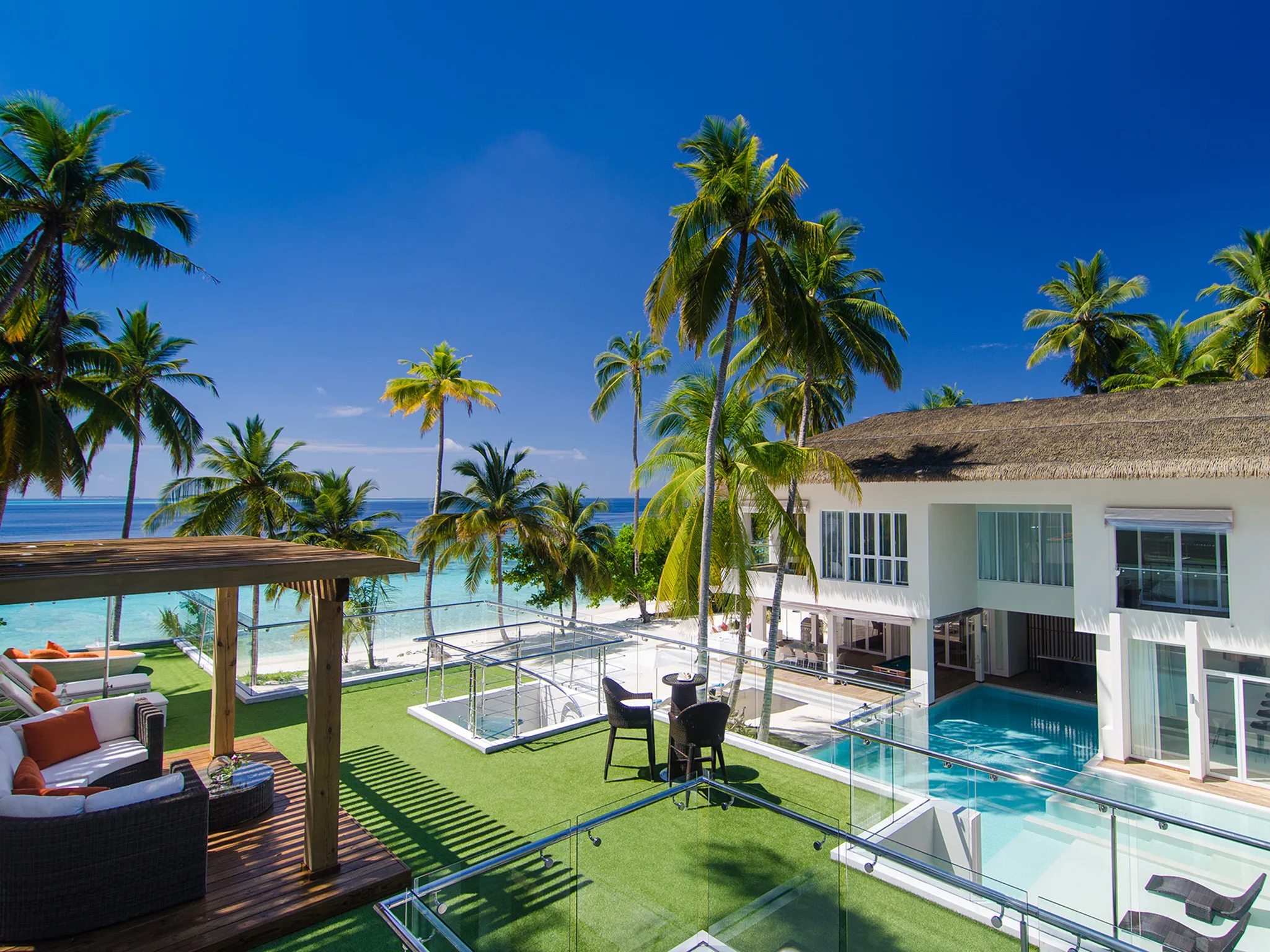 The Amilla Villa Estate - Private roof terrace