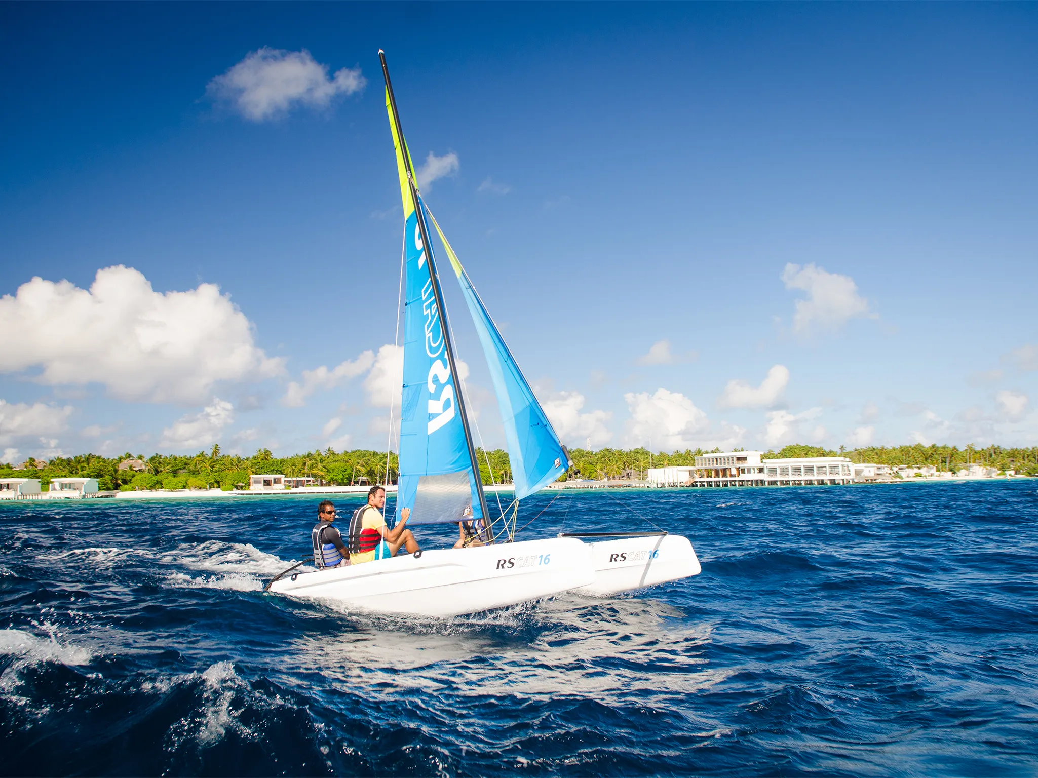 The Great Beach Villa Residence - Windsailing on the crystal-clear water