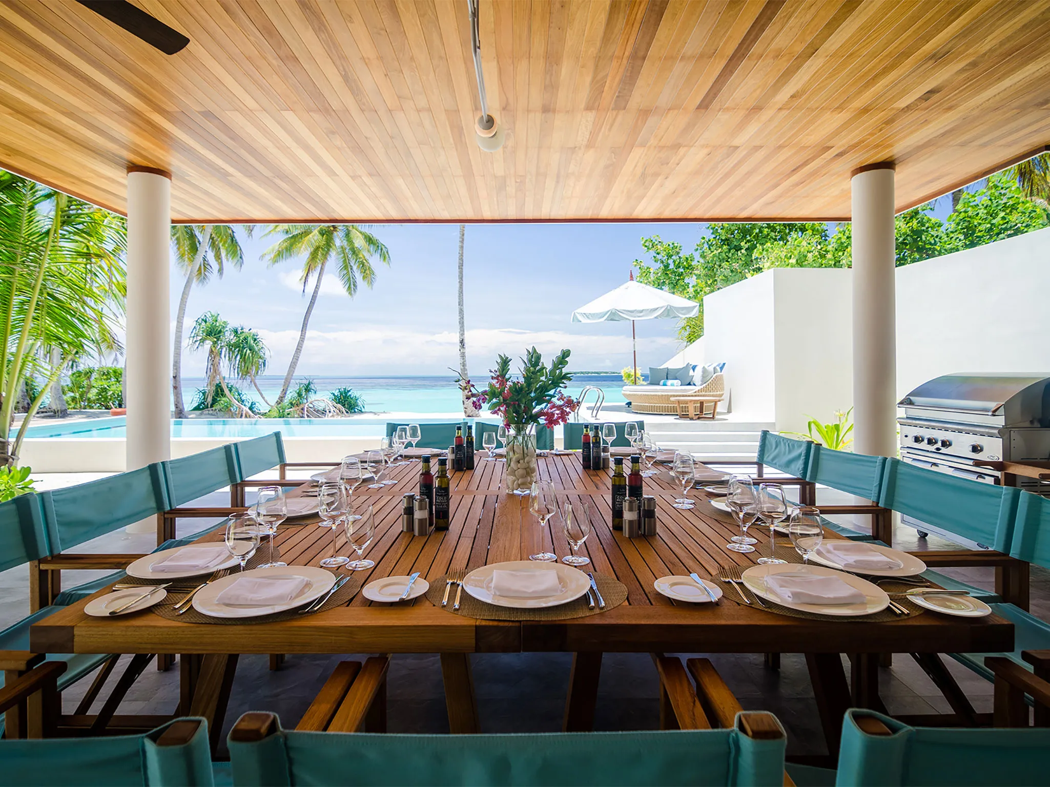 The Great Beach Villa Residence - The ultimate dining setting