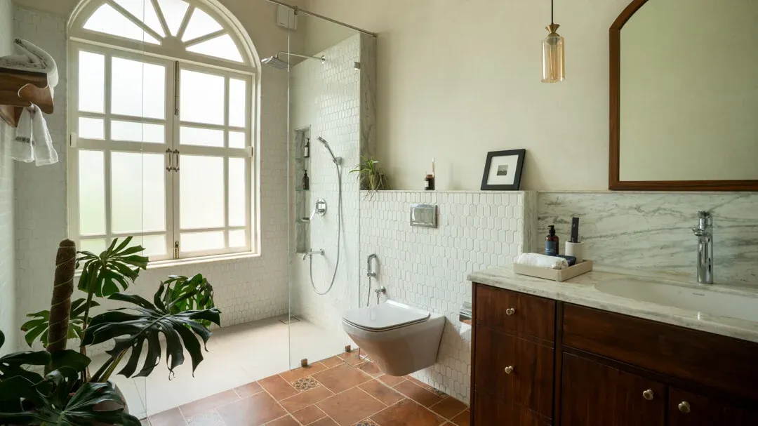 Luxury Bathroom | Amora Villa B | Goa