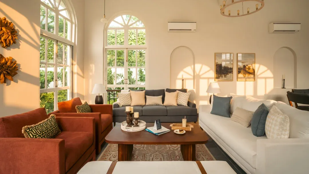 Luxury Living Area | Amora Villa B | Goa