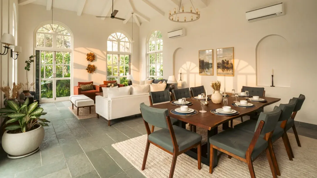 Living & Dining Area | Amora Villa B | Goa
