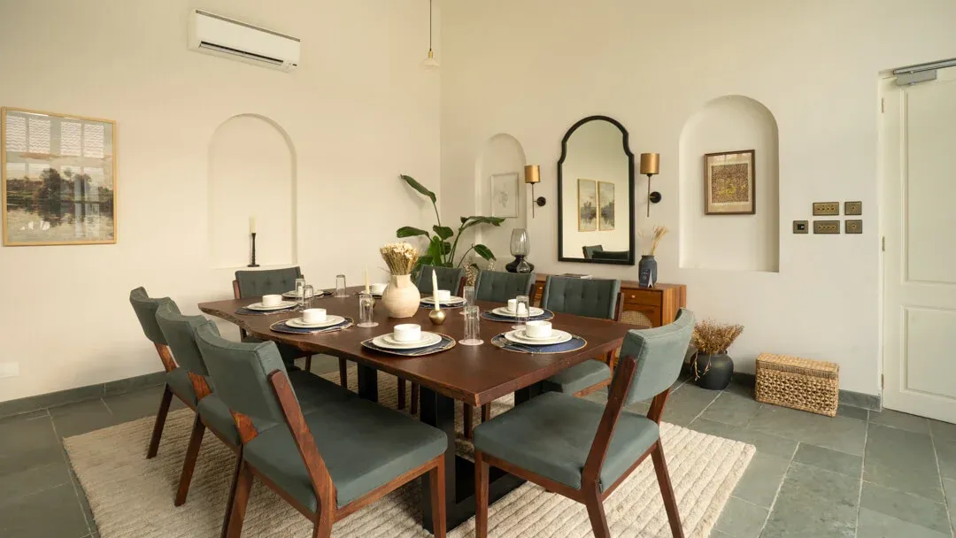 Dining Area | Amora Villa B | Goa