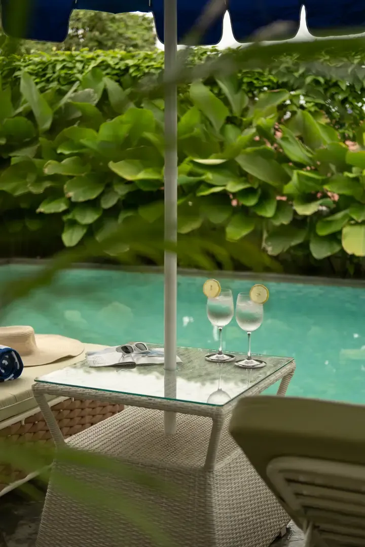 Poolside Lounging | Amora Villa F, Goa
