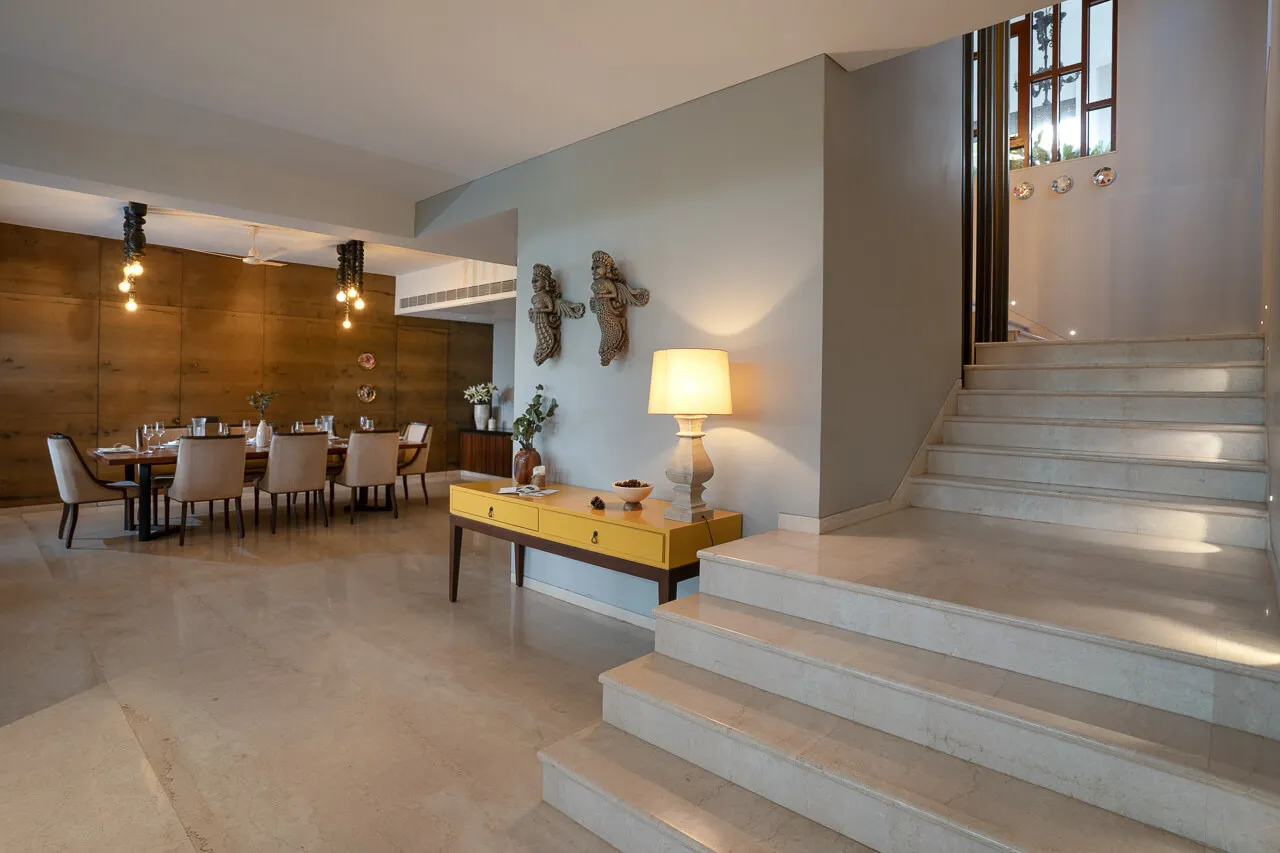 Dining Area | Bamboo Breeze by Lohono Stays 