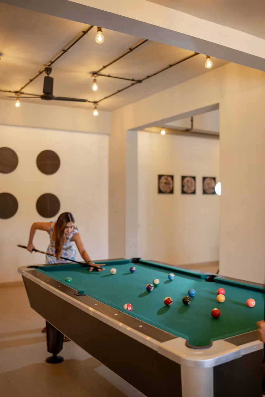 Games Room | Bamboo Breeze by Lohono Stays