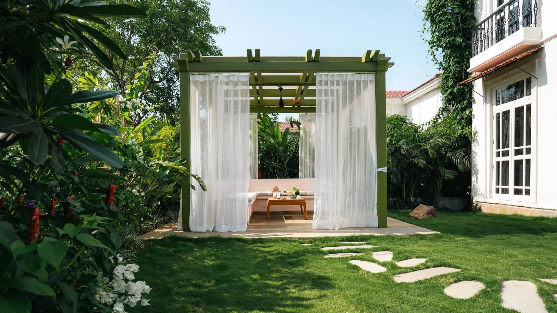 Outdoor Gazebo | Beleza Villa B by Lohono Stays