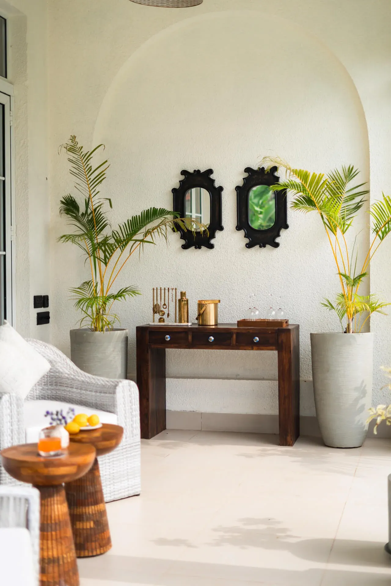 	Outdoor Bar  | Beleza Villa D by Lohono Stays