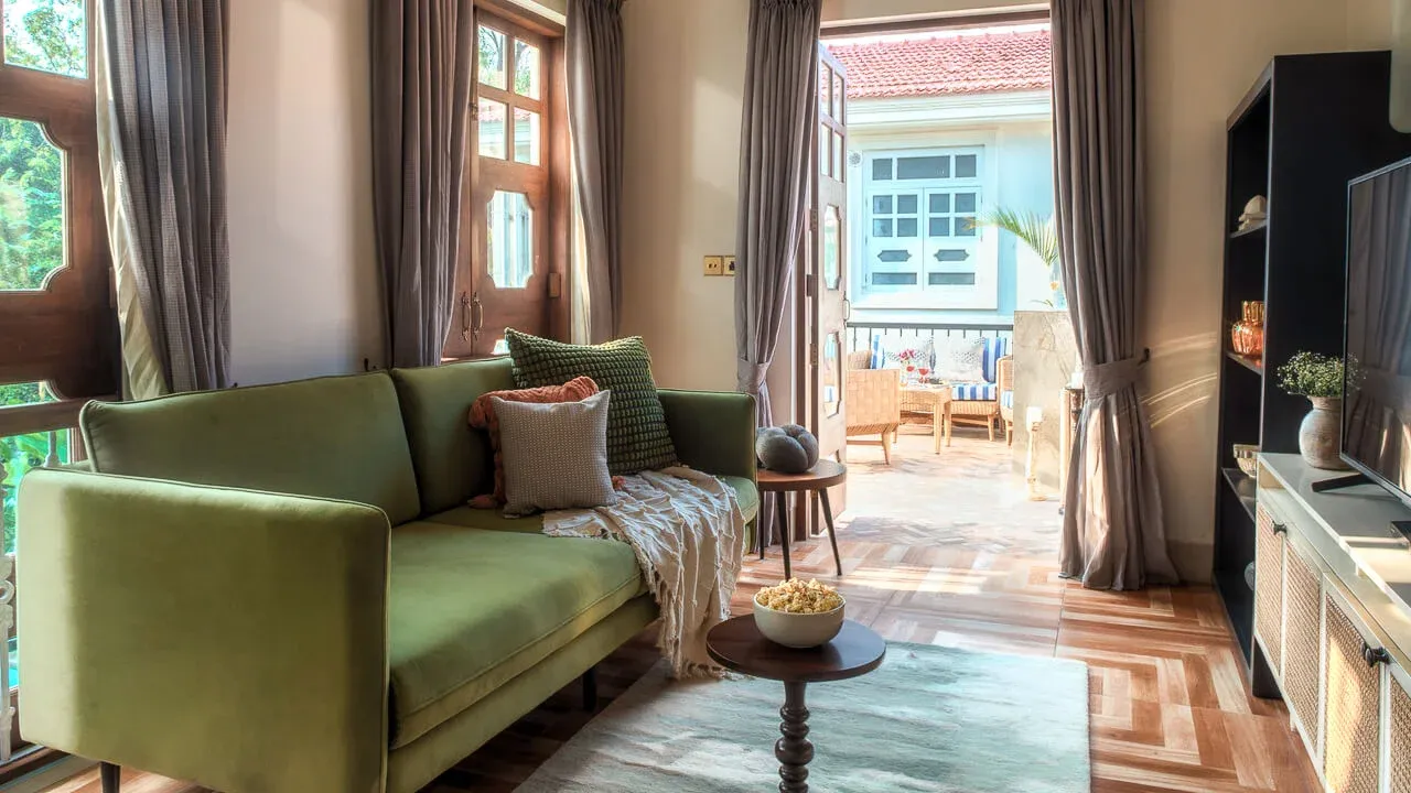 TV Room | Calisto Villa A by Lohono Stays