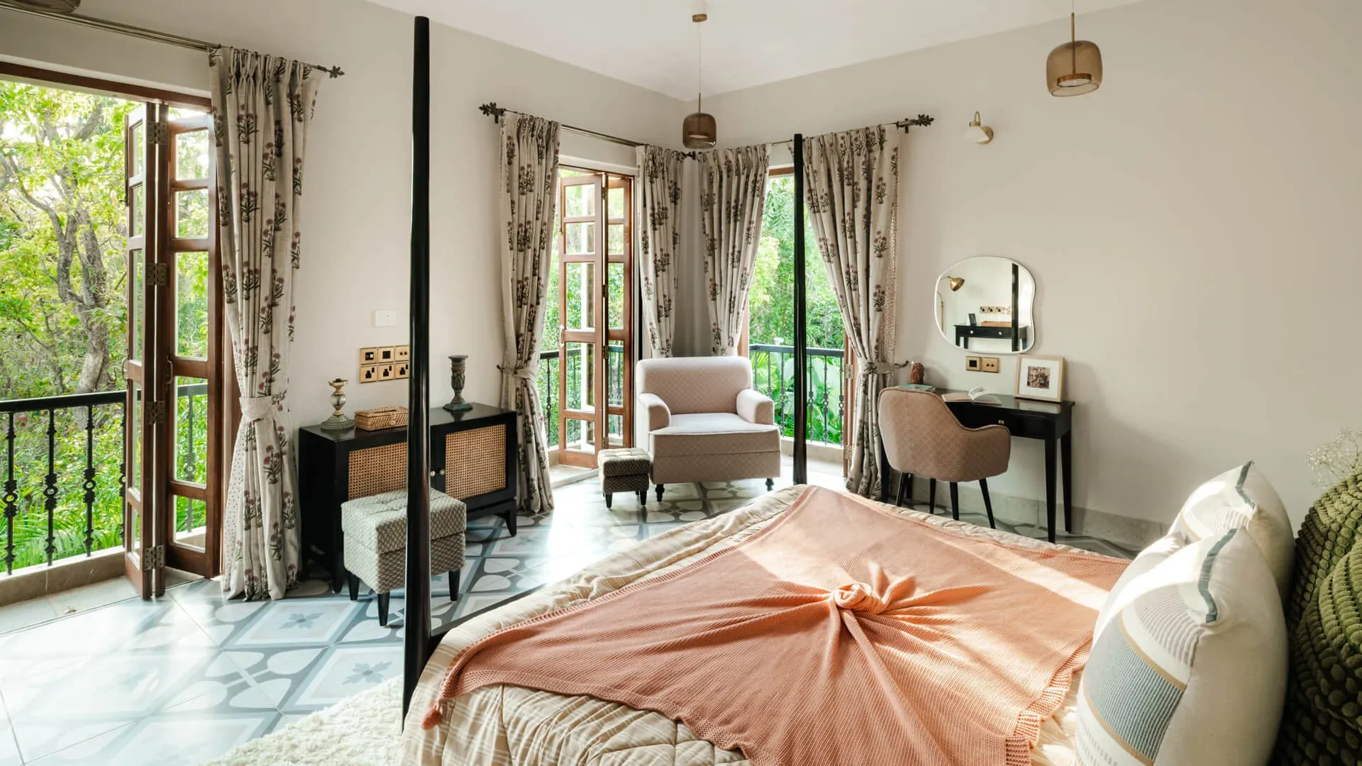 Bedroom with Views | Luxury Rentals - Calisto Villa B by Lohono Stays