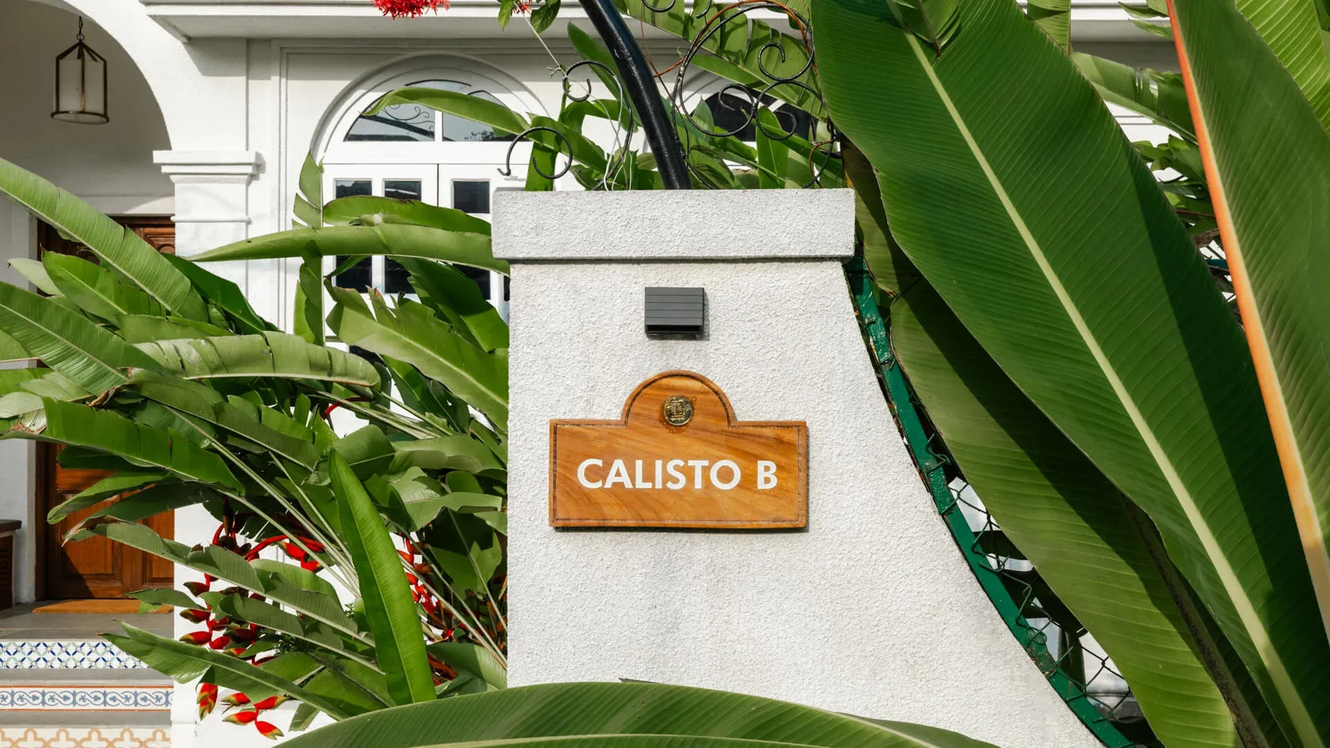 Name board | Calisto Villa B by Lohono Stays