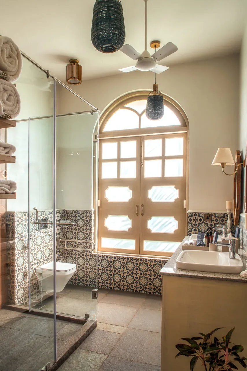 Master Bathroom 1 | Calisto Villa C by Lohono Stays 
