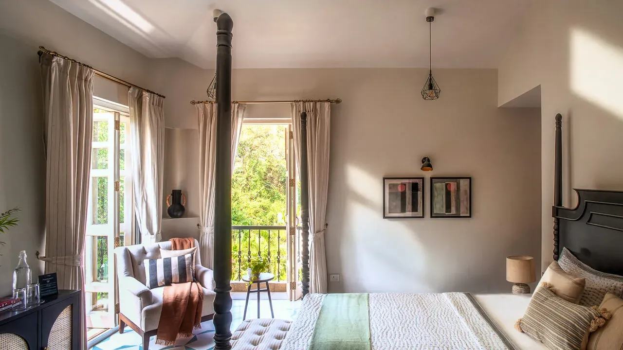 Bedroom 3 | Luxury Rentals - Calisto Villa C, Goa by Lohono Stays