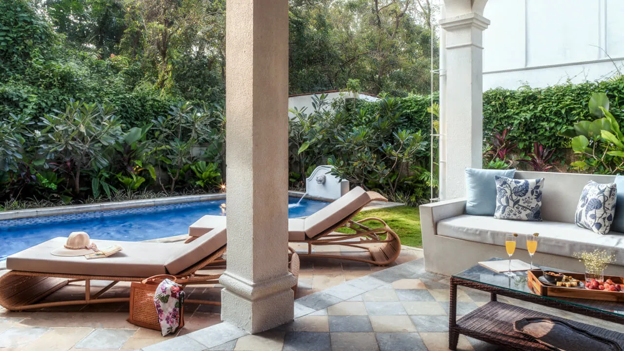 Poolside | Calisto Villa E by Lohono Stays