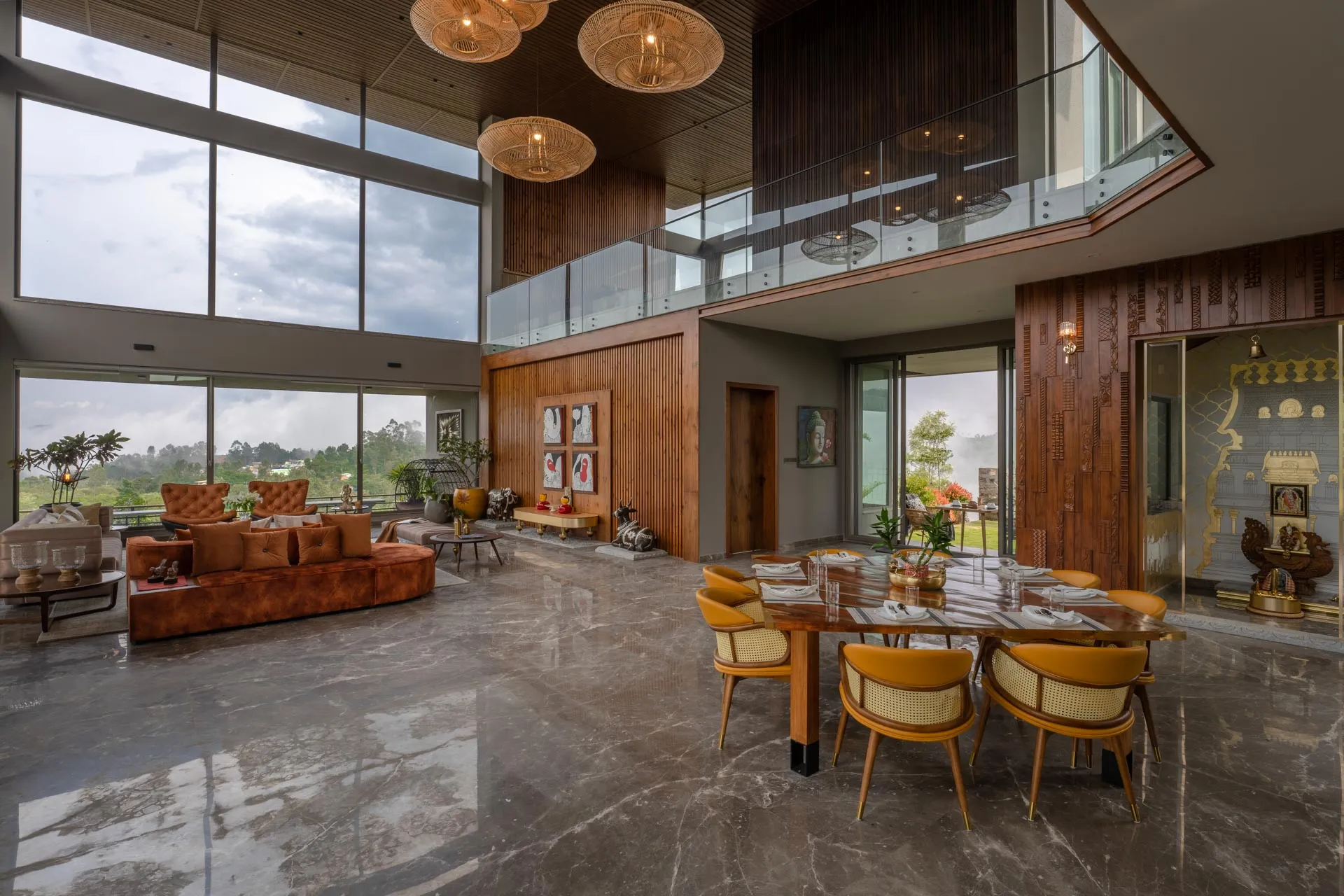 Casa Crystal - Living + Dining area