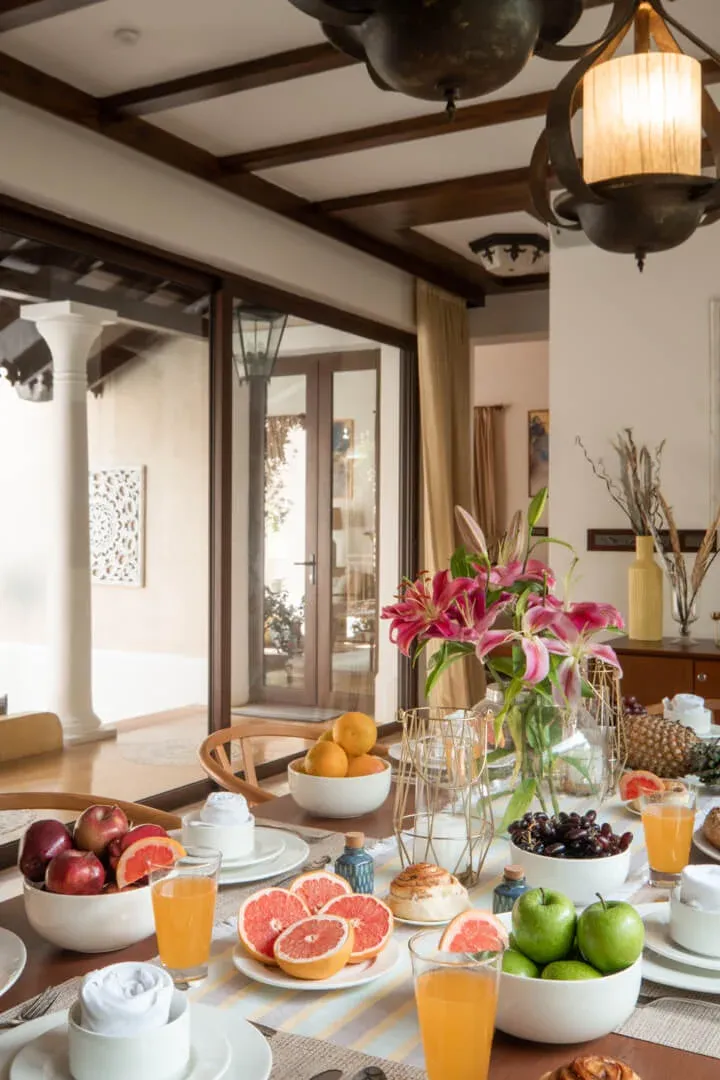 Casa Tanisa - Breakfast Setup