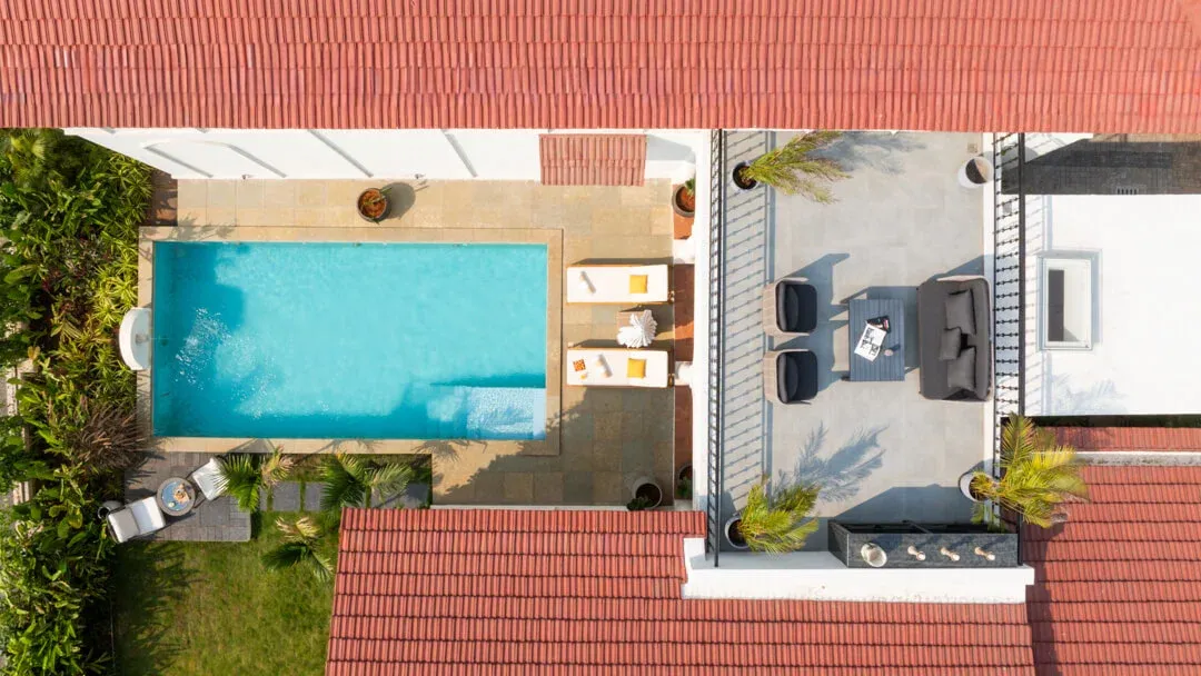 Villa Bird Eye View  | Enia Villa C | Goa