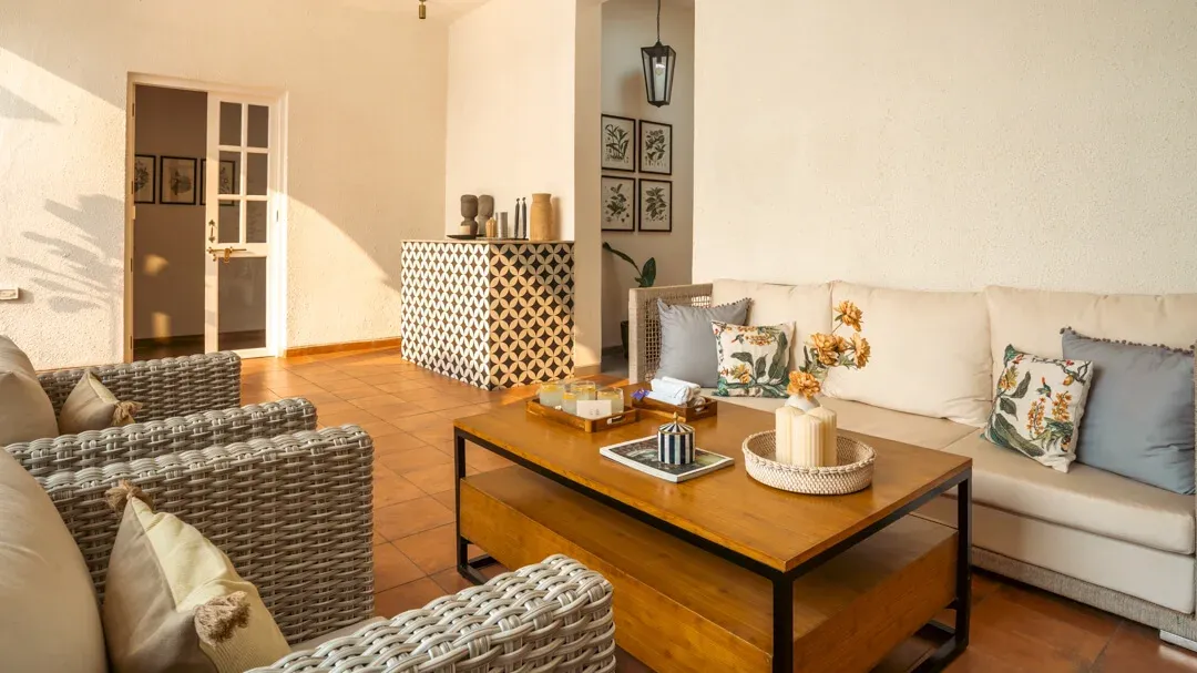 Outdoor Lounging Area | Enia Villa C | Goa