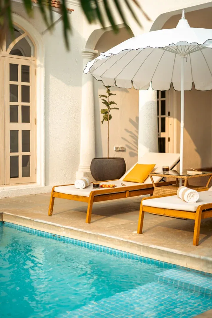 Poolside Seating Area | Enia Villa C | Goa