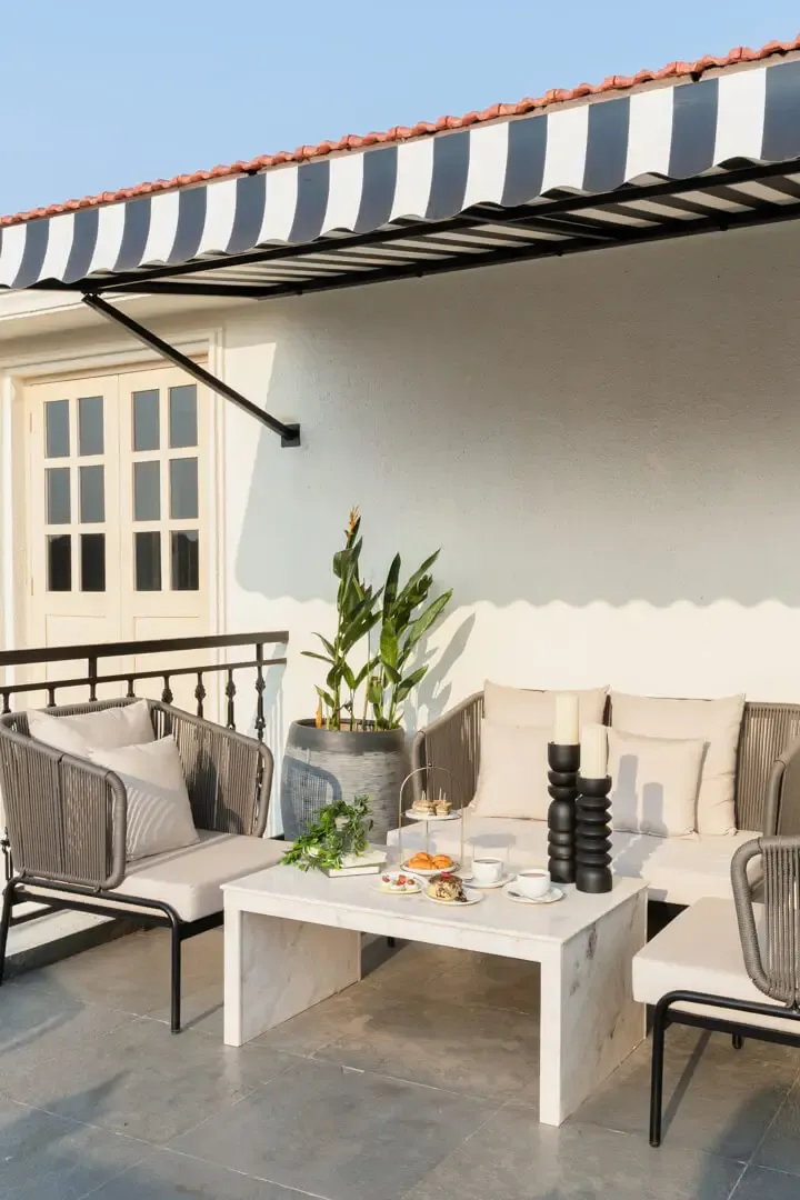 Terrace Seating Area | Enia Villa D, Goa