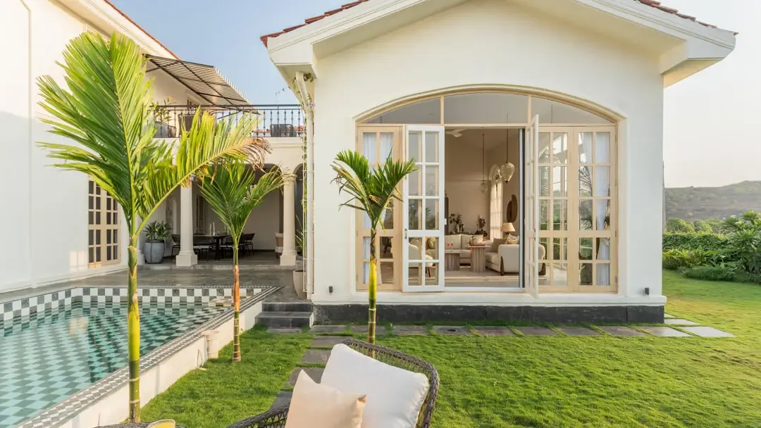 Poolside Facade | Enia Villa D, Goa