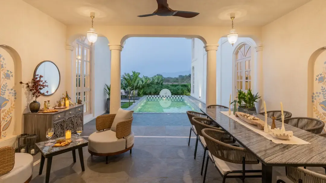 Poolside Seating | Enia Villa D, Goa
