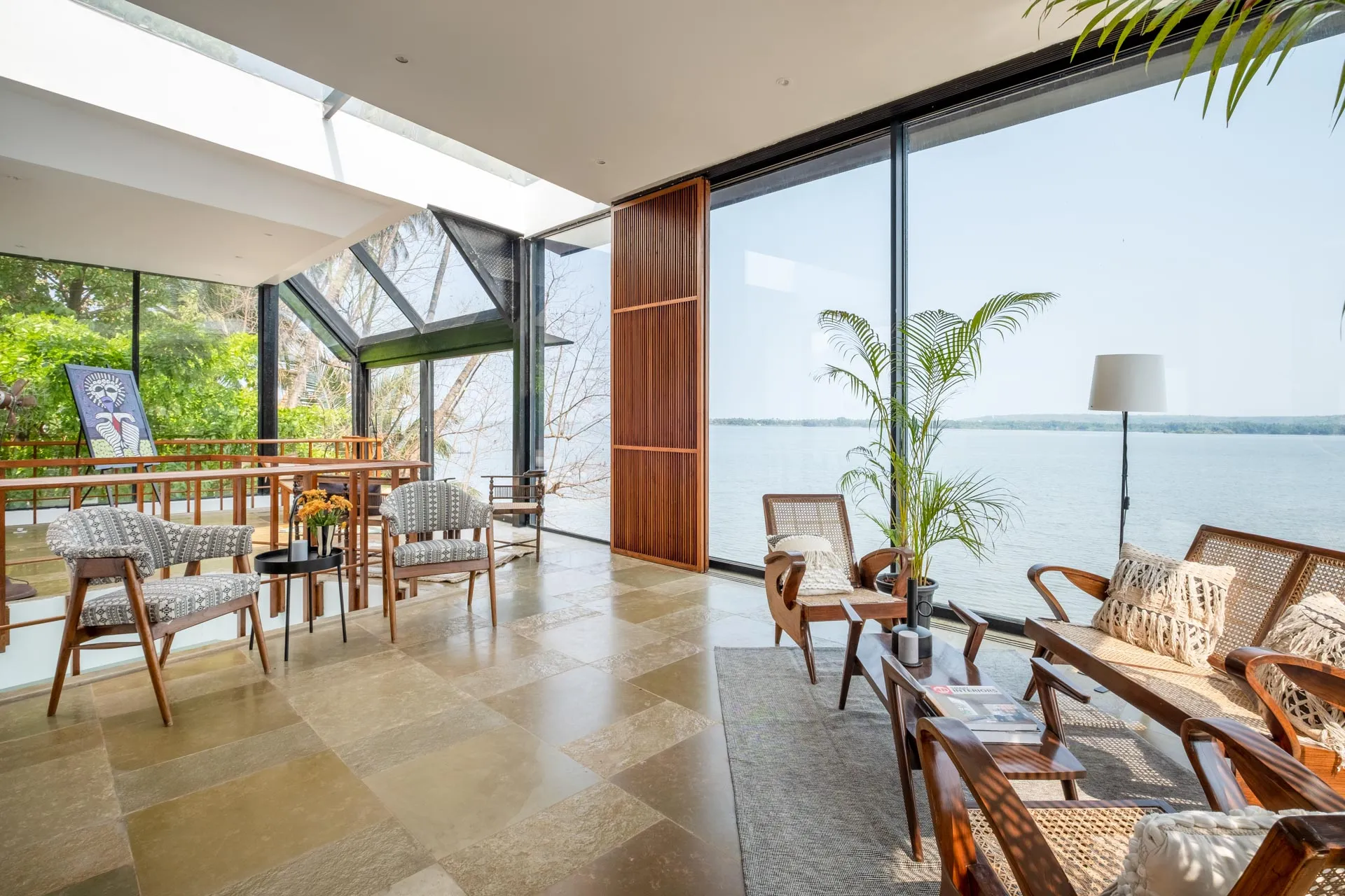 Glasshouse On The Bay -  Second floor living area 1