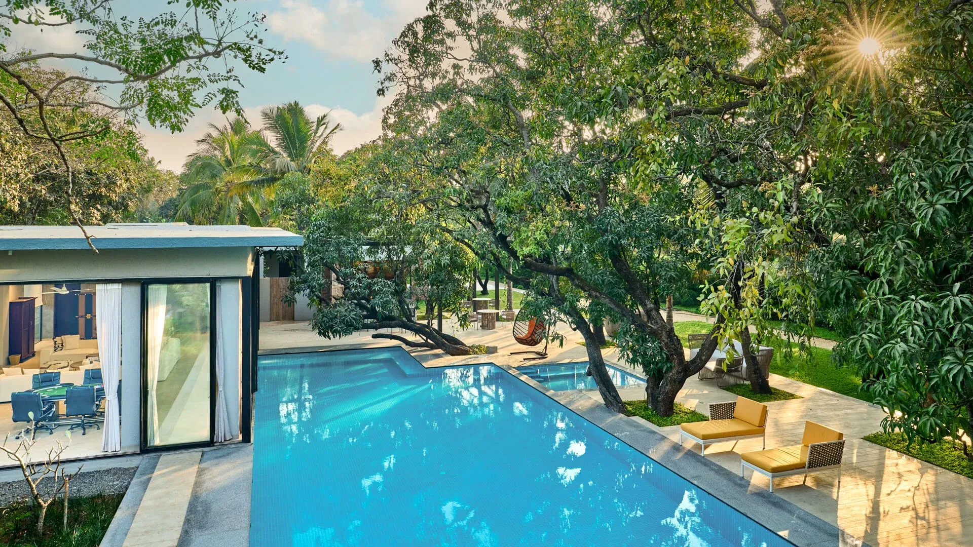 Outdoor Swimming Pool | Hermes Coves by Lohono Stays