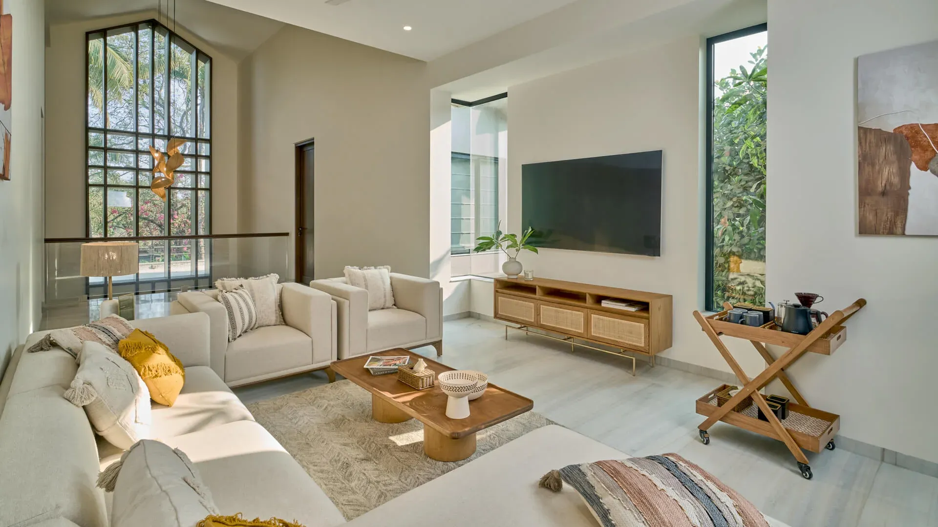 Common lounging area | Hermes Coves by Lohono Stays