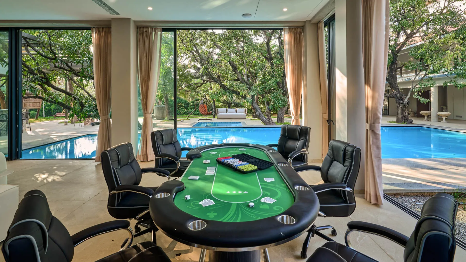 Poker Table | Hermes Coves by Lohono Stays