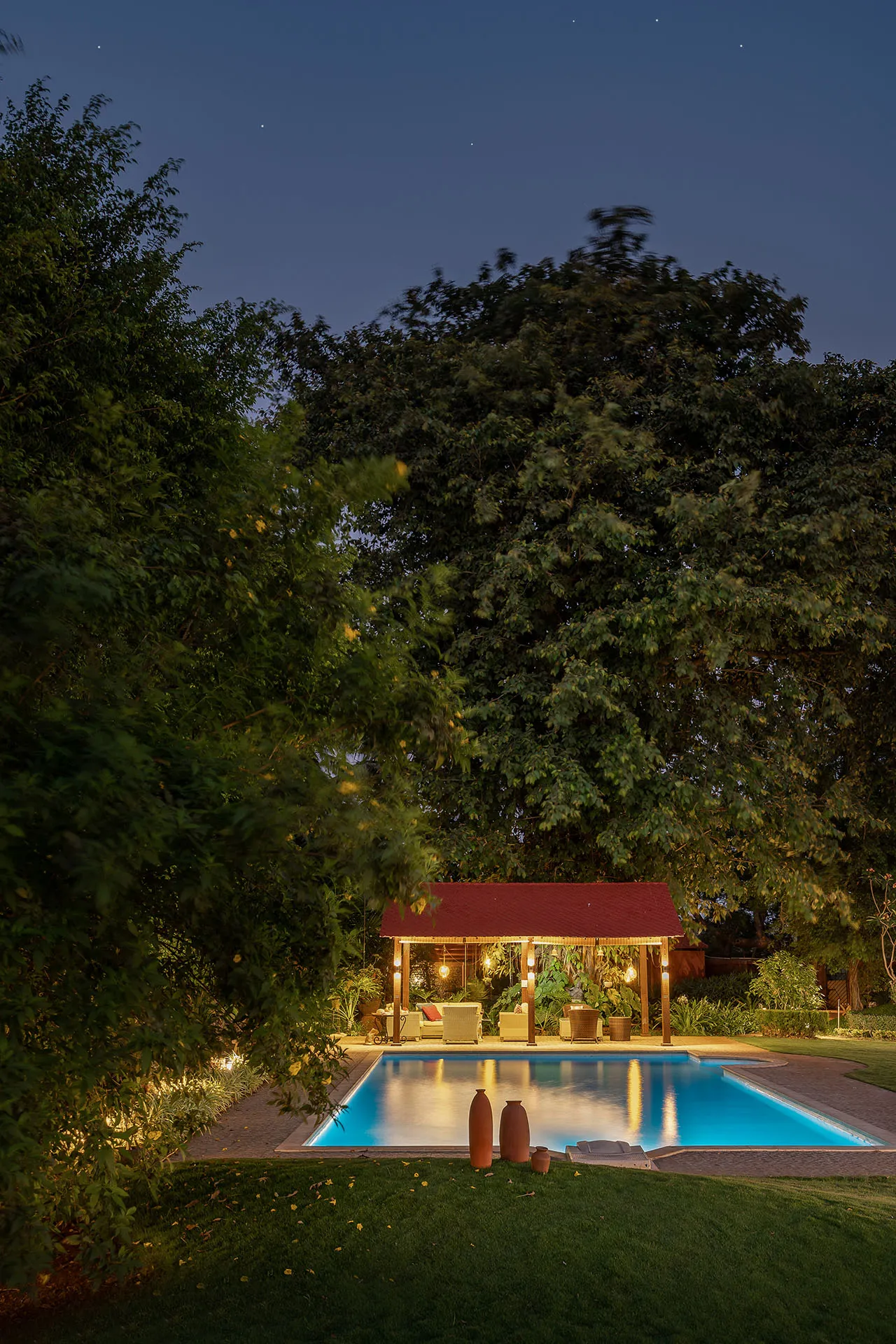 Villa Lani - Gazebo and pool