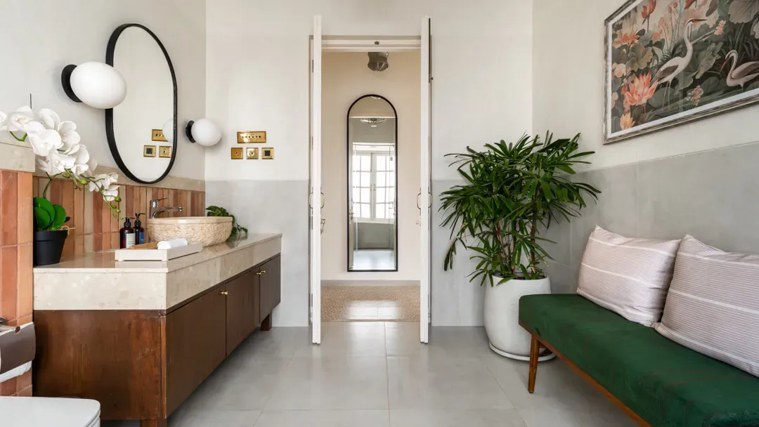 Luxury Bathroom | Mila Villa 6, Goa by Lohono Stays