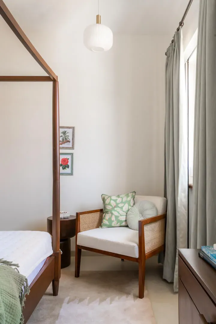 Bedroom with Seating | Mila Villa 6, Goa by Lohono Stays
