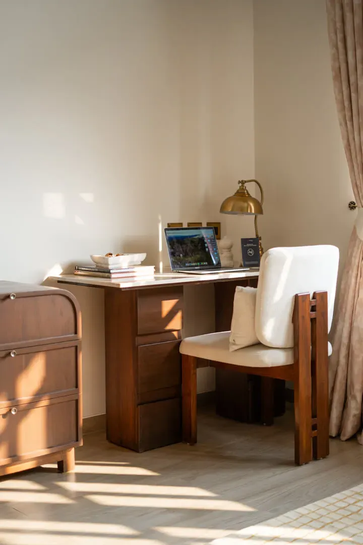 Bedroom with Study | Mila Villa 6, Goa by Lohono Stays