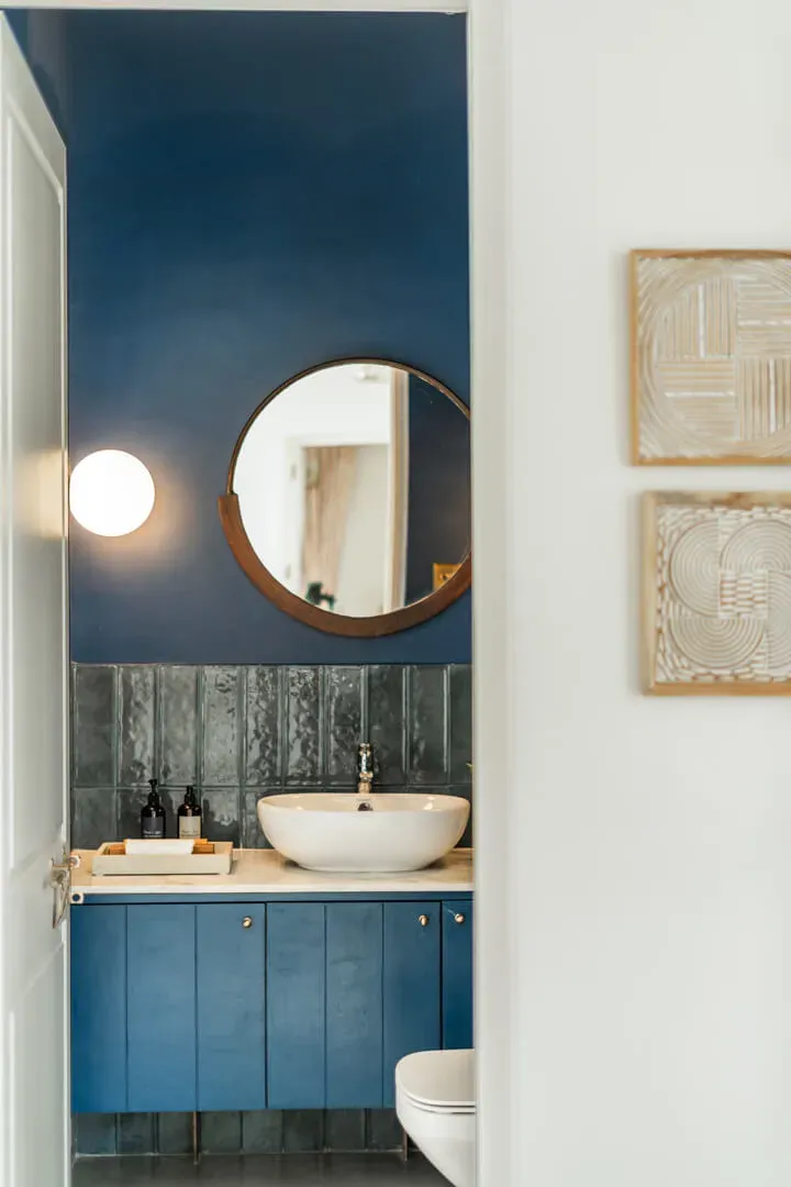 Powder Bathroom | Mila Villa 6, Goa by Lohono Stays