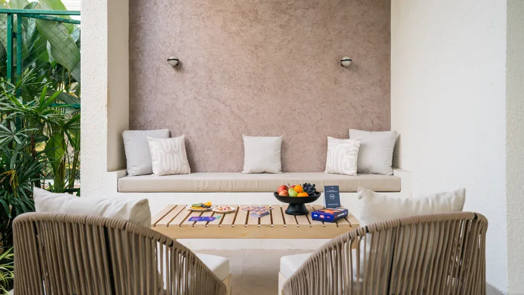 Poolside Seating Area | Moira Villa 4