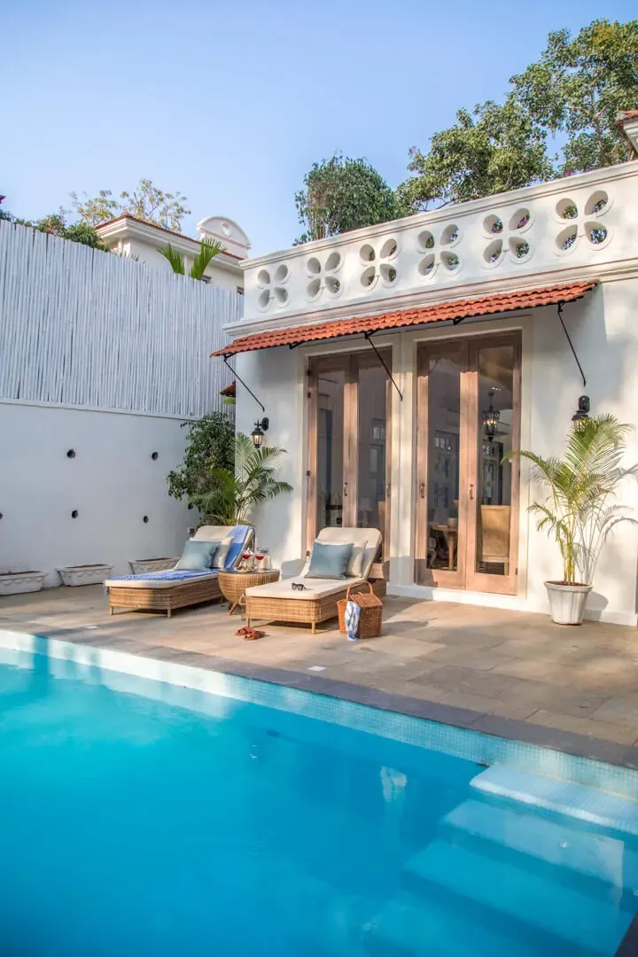 Monforte Villa D - Poolside Area