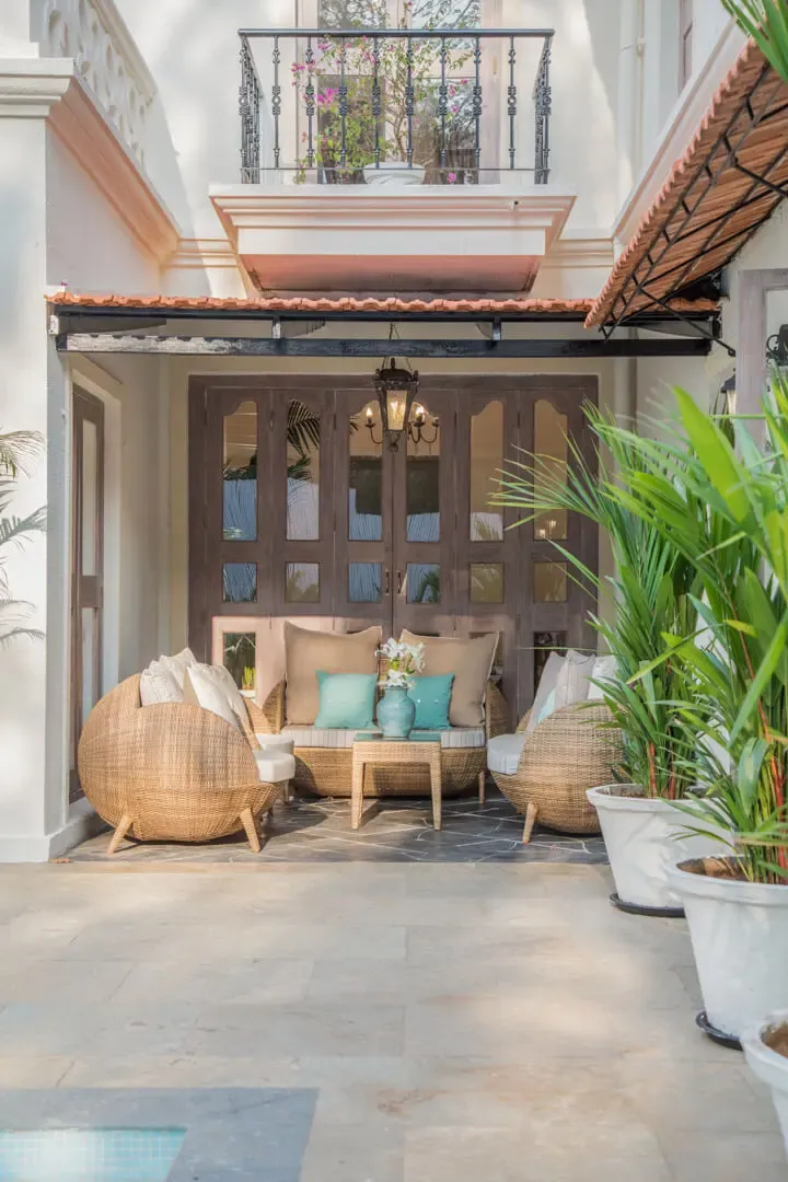 Monforte Villa D - Poolside Area