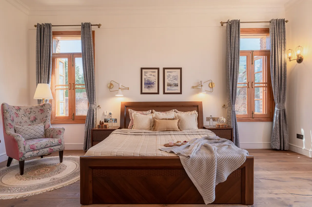 Bedroom | Ground Floor - Noor, Srinagar by Lohono