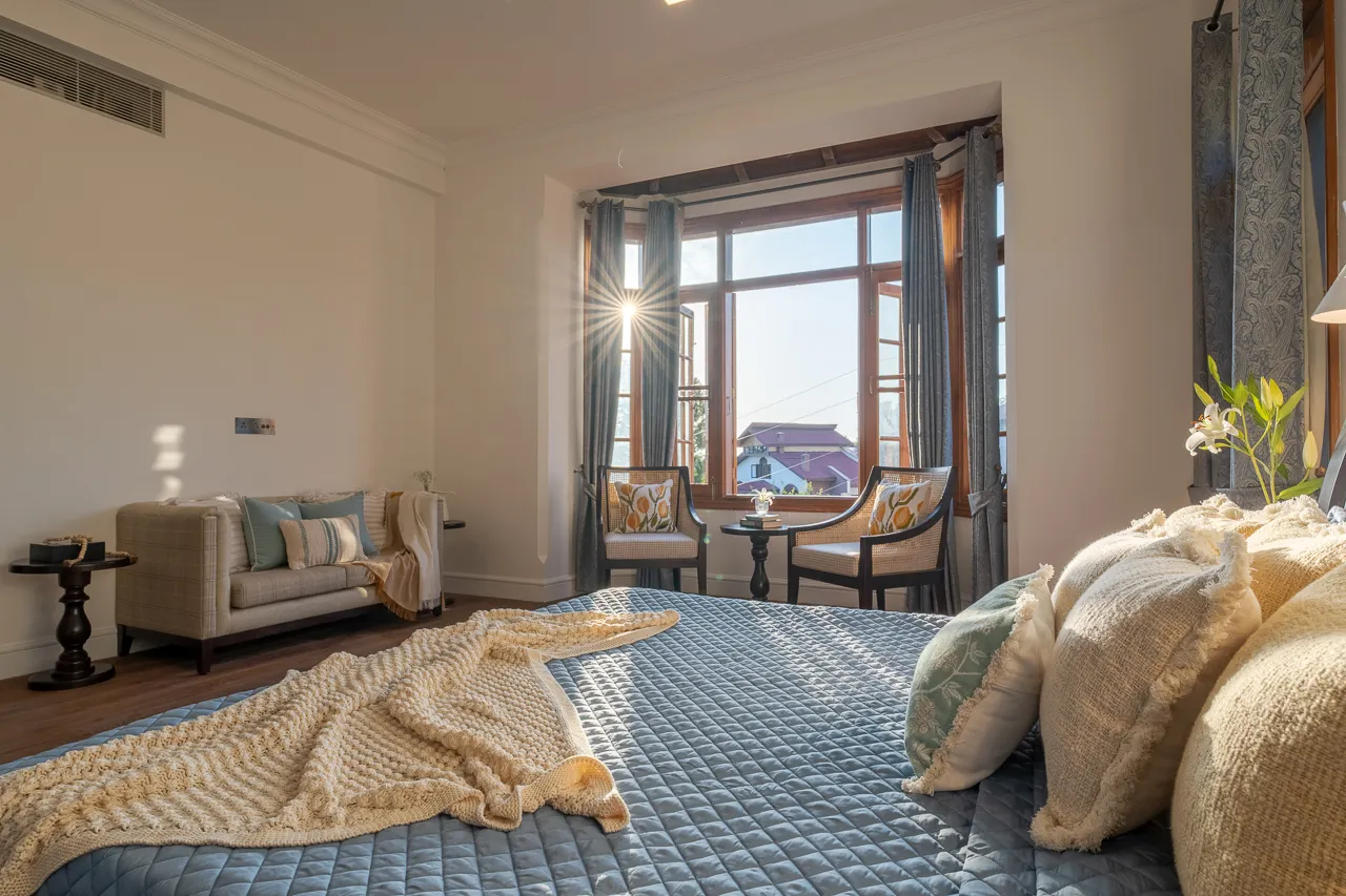 Bedroom 5 | Luxury Rentals - Noor, Srinagar by Lohono Stays