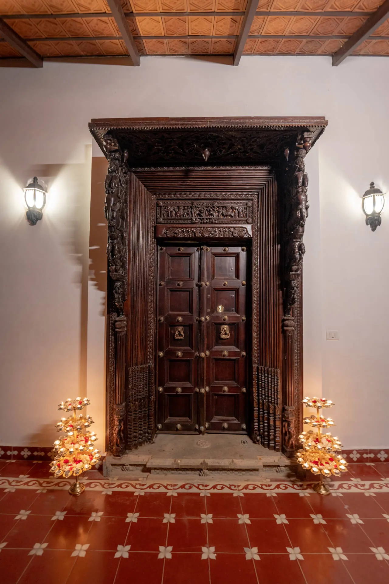 Villa Entrance | NP Villa, Coorg