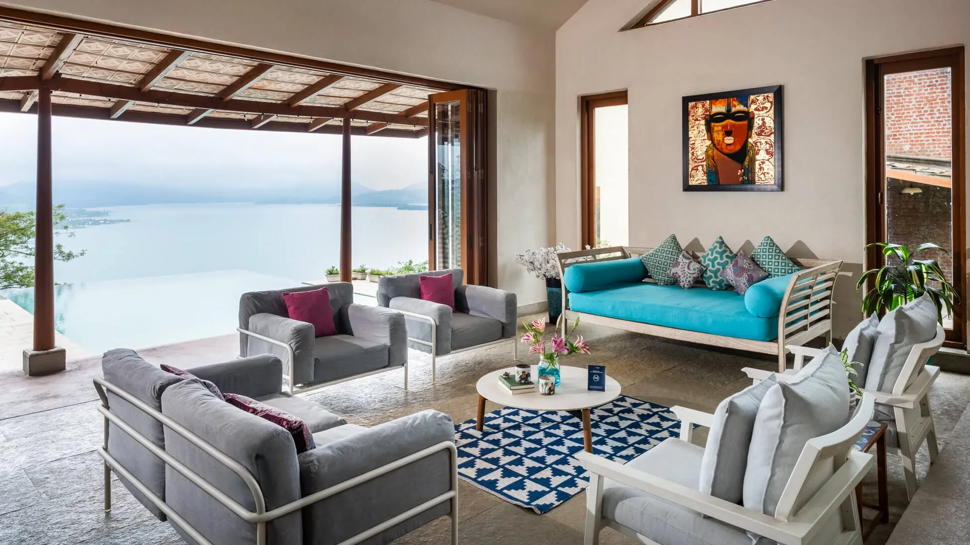 Om Anantha - Infinitum -  Living Area with Views