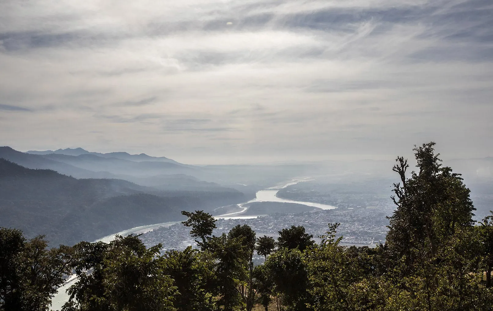 Amayaah - Rajasi Villa - Ganges Rishikesh Late Evening View